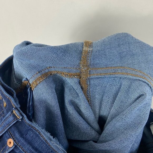 Madewell Tall High Rise Tencel Skinny Jeans Size 26 Dark Blue Magic Pockets Jean - Picture 8 of 15
